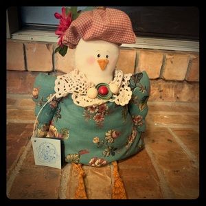 Chicken decor shelf sitter